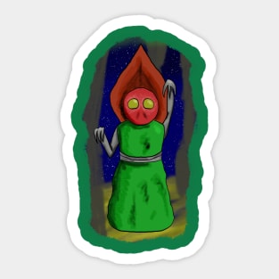 The Flatwoods Monster Sticker